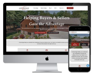 Advantage Realty Tomah, WI website mockup