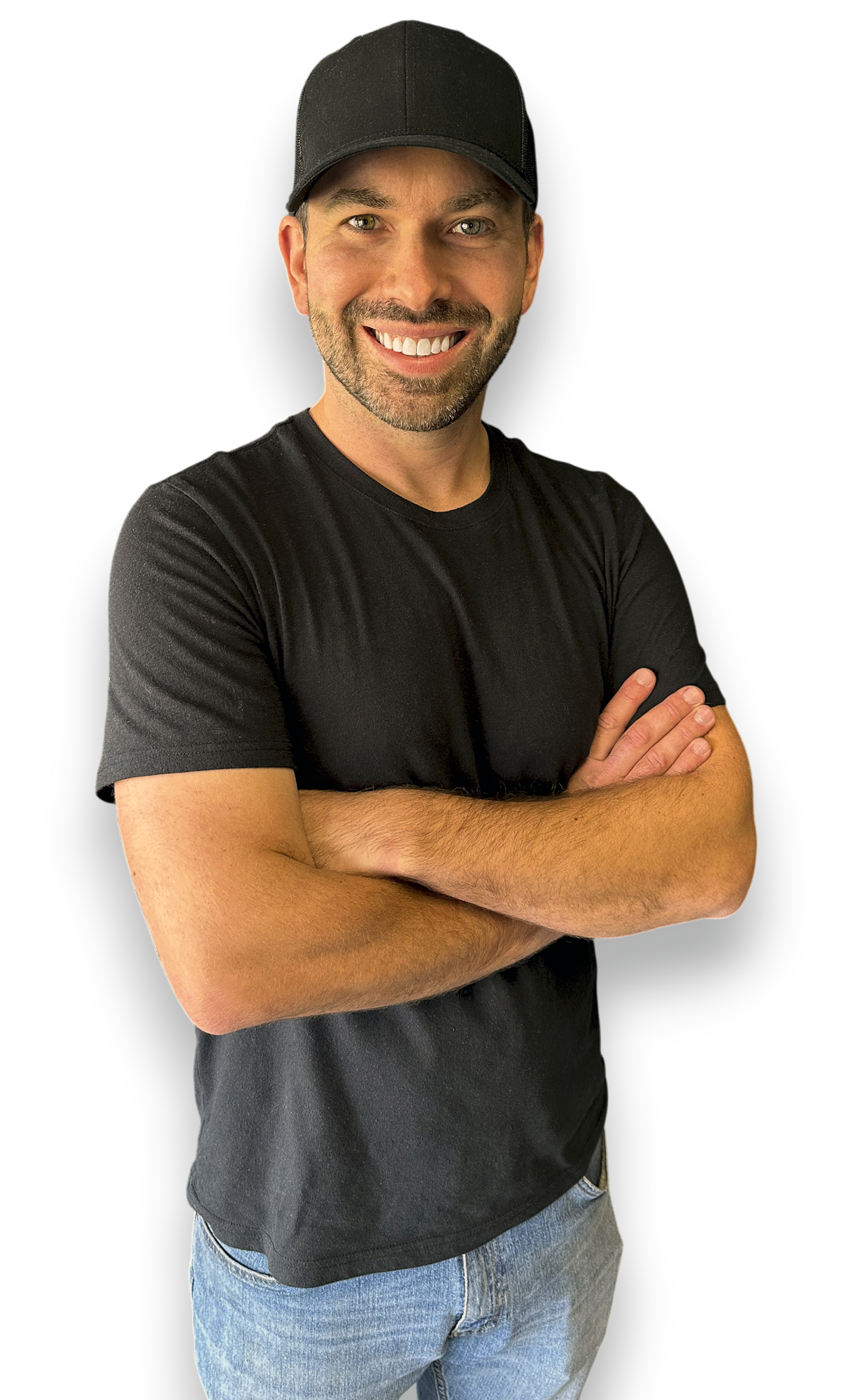 Holmen, WI web designer, Wyatt Hrudka standing with his hands crossed.