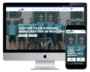Borah Teamwear Website Mockup