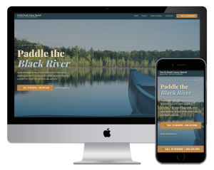 North Bend Canoe Rental Website - Black River Falls, WI - Web by Wyatt