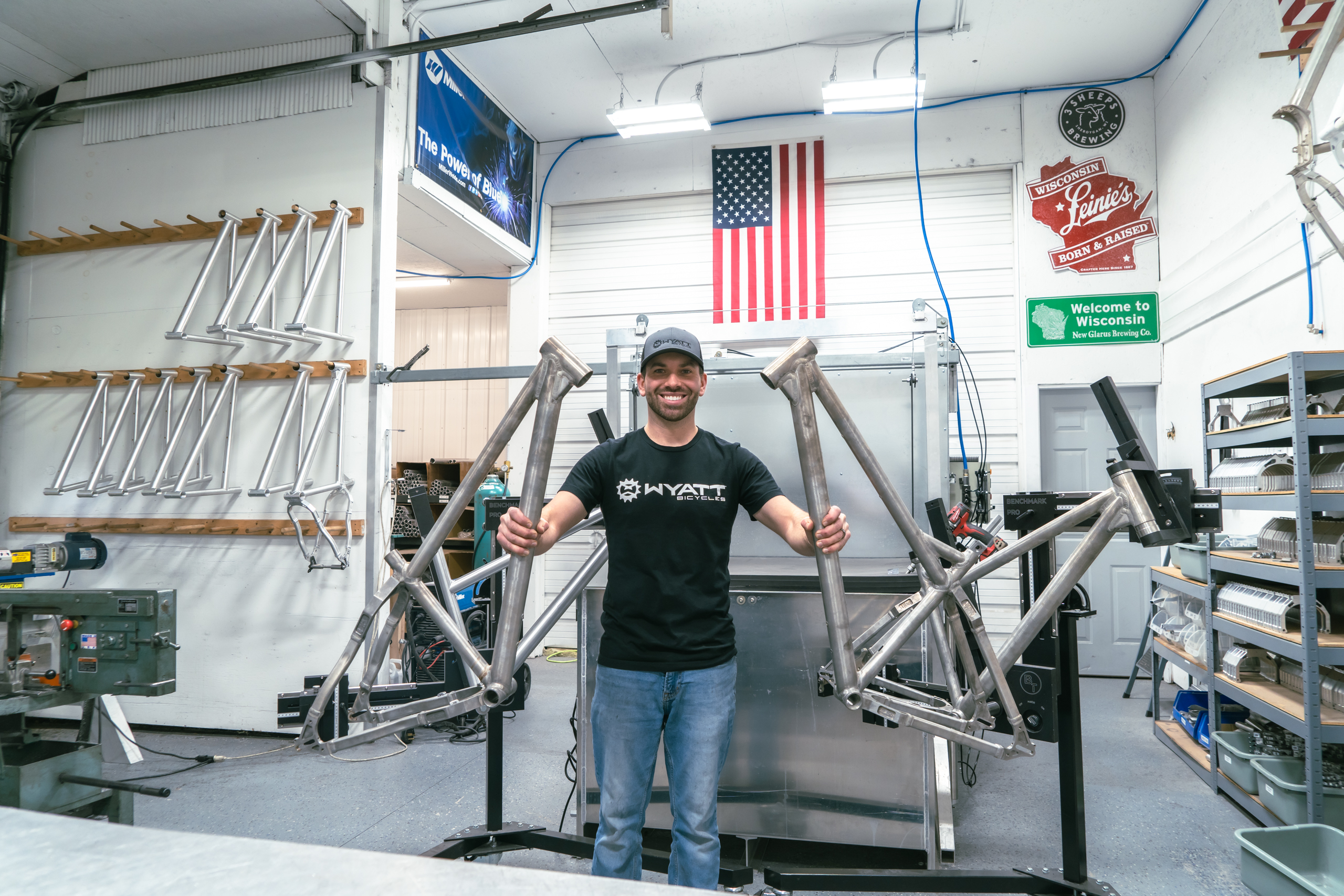 Wyatt Hrudka of Wyatt Bicycles